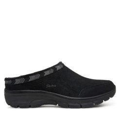 Kapcie Skechers. Czarne kapcie damskie Skechers. Za 299.99 zł.