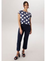 Aniston Spodnie w kolorze granatowym rozmiar: 48. Niebieskie spodnie materiałowe damskie Aniston, bez wzorów, z materiału. Za 130.99 zł.