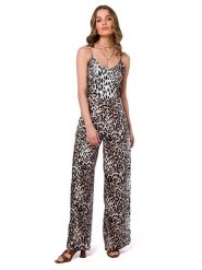 Stylove Kombinezon w kolorze kremowym rozmiar: S. Brązowe kombinezony damskie Stylove, s, bez wzorów, bez kołnierzyka, bez ramiączek. Za 72.99 zł.