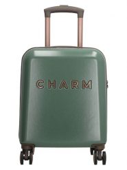 Charm Walizka w kolorze zielonym - 34 x 45 x 20 cm rozmiar: onesize. Zielone walizki Charm, bez wzorów, z materiału. Za 252.71 zł.