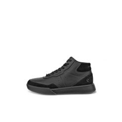 Wysokie trampki damskie Ecco Street Court. Czarne trampki damskie ECCO, bez wzorów, z gumy, bez zapięcia. Za 706.90 zł.