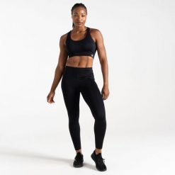 Legitimate damskie sportowe legginsy. Brązowe legginsy sportowe damskie Dare 2b, bez wzorów, na fitness i siłownię. W wyprzedaży za 137.50 zł.