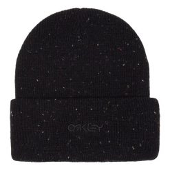 Czapka zimowa damska Oakley B1B Speckled Beanie. Czarne czapki damskie Oakley, na zimę, bez wzorów. Za 57.99 zł.