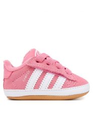 Adidas Sneakersy Campus Crib JS3844 Różowy. Czerwone buty sportowe dziewczęce Adidas, bez wzorów, ze skóry, bez zapięcia. Za 139.99 zł.