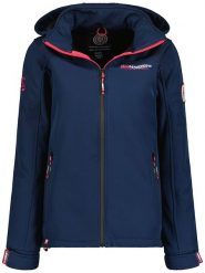 Geographical Norway Kurtka softshellowa "Takeni" w kolorze granatowym rozmiar: L. Niebieskie kurtki sportowe damskie Geographical Norway, l, bez wzorów, bez kaptura. Za 210.81 zł.