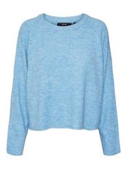 Vero Moda Sweter w kolorze błękitnym rozmiar: S. Niebieskie swetry klasyczne damskie Vero Moda, s, bez kołnierzyka. Za 87.95 zł.