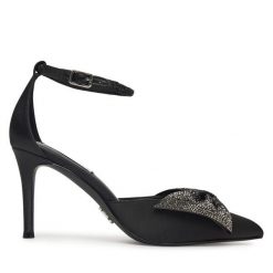 Szpilki Steve Madden. Czarne szpilki damskie Steve Madden, bez wzorów, bez obcasa, na szpilce, bez zapięcia. Za 429.99 zł.
