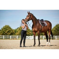 Damskie legginsy do jazdy konnej z wysokim stanem i pełną przyczepnością Catago. Czarne legginsy damskie CATAGO, xs, bez wzorów. Za 426.50 zł.