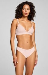 Puma stringi damskie Invisible Cotton 2-pack jasnoróżowe. Czerwone stringi Puma, bez wzorów, z bawełny. Za 156.20 zł.
