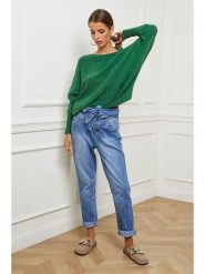 Joséfine Sweter "Egale" w kolorze zielonym rozmiar: M. Zielone swetry klasyczne damskie Joséfine, m, z kaszmiru, bez kołnierzyka. Za 173.99 zł.