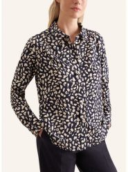 Seidensticker Bluzka w kolorze granatowo-kremowym rozmiar: 48. Niebieskie bluzki damskie Seidensticker, bez wzorów, z wiskozy, bez kołnierzyka, bez ramiączek. Za 140.20 zł.