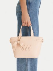 Nine West Torebka EO-Lira I-LX20086s Różowy. Czerwone torebki klasyczne damskie Nine West, z materiału, bez dodatków. Za 329.99 zł.