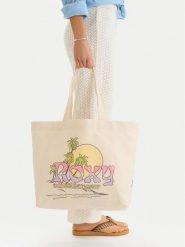 Roxy Torebka CWBEO-ROXY-L-002-09 Beżowy. Brązowe torebki klasyczne damskie Roxy, z materiału, bez dodatków. Za 79.99 zł.