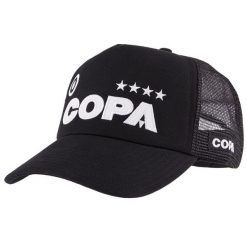 Czapka Dla Dorosłych - Campioni - Czarna. Czarne czapki damskie COPA FOOTBALL, bez wzorów, z materiału. Za 126.98 zł.