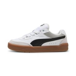 Sneakersy Puma Park Lifestyle SK8. Białe obuwie sportowe damskie Puma, z materiału, bez zapięcia, trekkingowe. Za 251.30 zł.