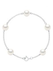 ATELIERS SAINT GERMAIN Srebrna bransoletka z perłami Tahiti rozmiar: onesize. Szare bransoletki damskie ATELIERS SAINT GERMAIN, srebrne. Za 295.99 zł.