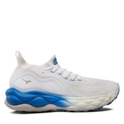 Buty do biegania Mizuno. Białe obuwie sportowe damskie Mizuno, do biegania, mizuno wave. Za 649.99 zł.