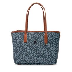 Torebka Tommy Hilfiger. Niebieskie torebki klasyczne damskie Tommy Hilfiger, bez dodatków. Za 479.99 zł.