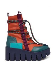 United Nude Trzewiki Grip Desert LO 11034992165 Pomarańczowy. Brązowe botki damskie United Nude, ze skóry, bez obcasa, na koturnie, bez zapięcia. Za 1,579.00 zł.