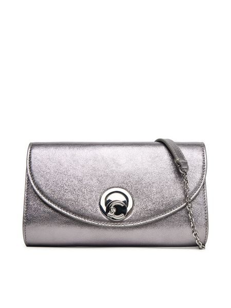 Coccinelle Torebka Tob Coccinellenikla Smooth E1 TOB 15 01 01 Srebrny. Szare torebki wieczorowe damskie Coccinelle, bez wzorów, ze skóry, bez dodatków. Za 799.00 zł.