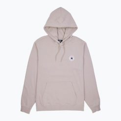 Bluza Converse Go-To Chuck Taylor Patch Hoodie 10026983-A04. Brązowe bluzy damskie Converse, bez wzorów, bez kaptura. Za 269.99 zł.