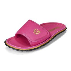 Klapki Gumbies Strider Slide Women Pink GU-SDSTR029 różowe. Czerwone klapki damskie bez wzorów, z bawełny, bez obcasa, bez zapięcia. Za 311.84 zł.
