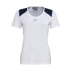 T-Shirt damski CLUB 22 Tech. Białe t-shirty damskie Head, l, bez wzorów, z poliesteru, bez kołnierzyka. Za 216.00 zł.