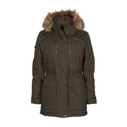 Kurtka puchowa damska Pinewood Finnveden Winter Parka. Zielone parki damskie PINEWOOD, xs, z puchu, bez kaptura. Za 899.99 zł.