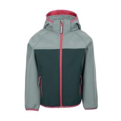 Trespass Hanbury- Kurtka softshell unisex Pine. Czarne kurtki damskie Trespass, bez wzorów, z softshellu, bez kaptura. Za 186.83 zł.