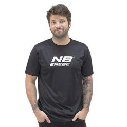 Koszulka Enebe Zircon. Czarne bluzki damskie ENEBE, bez wzorów, sportowe, bez kołnierzyka, bez ramiączek. Za 77.10 zł.