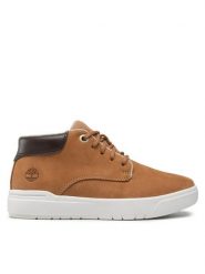 Timberland Sneakersy Seneca Bay Chukka TB0A5N5M2311 Brązowy. Brązowe buty sportowe chłopięce Timberland, z nubiku, bez zapięcia. Za 239.99 zł.