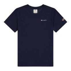 T-shirt Damski Logo. Niebieskie t-shirty damskie Champion, bez wzorów, bez kołnierzyka. Za 130.99 zł.
