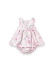 Mayoral Sukienka elegancka 1881 Różowy Regular Fit. Czerwone sukienki dziewczęce Mayoral, bez wzorów, z syntetyku, bez ramiączek. Za 169.99 zł.