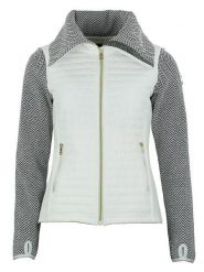 Peak Mountain Kurtka hybrydowa "Antem" w kolorze biało-czarnym rozmiar: XL. Białe kurtki sportowe damskie Peak Mountain, xl, bez wzorów, bez kaptura. Za 260.99 zł.