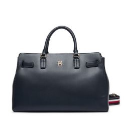 Torebka Tommy Hilfiger. Niebieskie torebki klasyczne damskie Tommy Hilfiger, bez dodatków. Za 649.99 zł.
