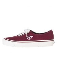 Vans Skórzane sneakersy "Authentic One Piece DX" w kolorze bordowym rozmiar: 43. Czerwone obuwie sportowe damskie Vans, bez zapięcia. Za 140.86 zł.