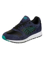 Asics Skórzane sneakersy "Gel Saga" w kolorze granatowym rozmiar: 39. Niebieskie obuwie sportowe damskie Asics, bez zapięcia. Za 228.76 zł.