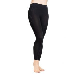 Legginsy wełniane z długą nogawką damskie Brubeck ACTIVE WOOL. Czarne legginsy damskie Brubeck, m, bez wzorów, z elastanu. Za 169.00 zł.