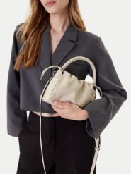 Guess Torebka Amys HWMY96 59160 Beżowy. Brązowe torebki klasyczne damskie Guess, ze skóry, bez dodatków. Za 309.99 zł.