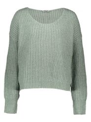 Sublevel Sweter w kolorze zielonym rozmiar: XL. Zielone swetry klasyczne damskie Sublevel, xl, ze splotem, bez kołnierzyka. Za 70.24 zł.