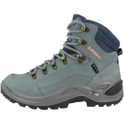 Buty trekkingowe damskie Lowa Renegade Gtx Mid S. Niebieskie obuwie trekkingowe damskie Lowa, z materiału, za kostkę, bez zapięcia. Za 819.00 zł.
