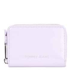 Mały Portfel Damski Tommy Jeans. Fioletowe portfele damskie Tommy Jeans, bez wzorów, z jeansu. Za 109.99 zł.