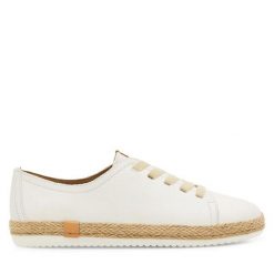 Espadryle Lasocki. Białe espadryle damskie Lasocki, bez wzorów, bez obcasa. Za 199.99 zł.