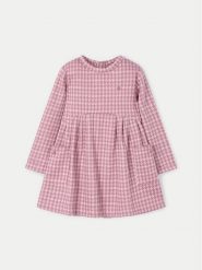 Mayoral Sukienka dzianinowa 4928 Różowy Relaxed Fit. Czerwone sukienki dziewczęce Mayoral, bez wzorów, z dzianiny, bez ramiączek, proste. Za 99.99 zł.