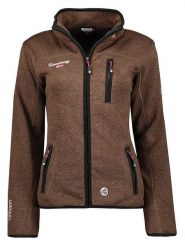 Geographical Norway Kurtka polarowa w kolorze brązowym rozmiar: S. Brązowe kurtki damskie Geographical Norway, s, bez wzorów, z polaru, bez kaptura. Za 126.15 zł.