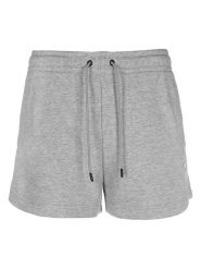 Nike Szorty dresowe w kolorze szarym rozmiar: L. Szare szorty damskie Nike, bez wzorów, z dresówki, z podwyższonym stanem. Za 118.56 zł.
