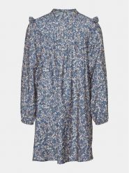 Vero Moda Girl Sukienka codzienna Iris 10301871 Niebieski Regular Fit. Niebieskie sukienki dziewczęce Vero Moda Girl, bez wzorów, z wiskozy, bez ramiączek, proste. Za 89.99 zł.