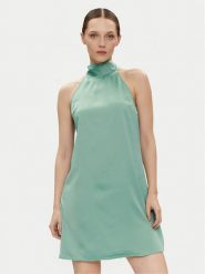 YAS Sukienka koktajlowa Dottea 26032326 Zielony Slim Fit. Zielone sukienki damskie YAS, bez wzorów, z syntetyku, wizytowe, bez ramiączek. Za 159.99 zł.