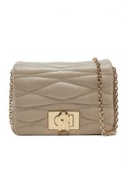 Furla Torebka 1927 Mini Soft WE00735 BX3221 VAN00 Écru. Torebki wieczorowe damskie Furla, bez wzorów, ze skóry, bez dodatków. Za 859.99 zł.