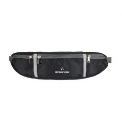 Saszetka do paska Waist bag. Szare nerki i saszetki damskie Bergson, bez wzorów. Za 47.99 zł.